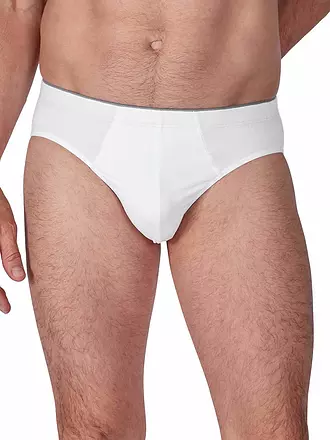 HUBER | Slip Lot de 3 Just Comfort Noir | weiss